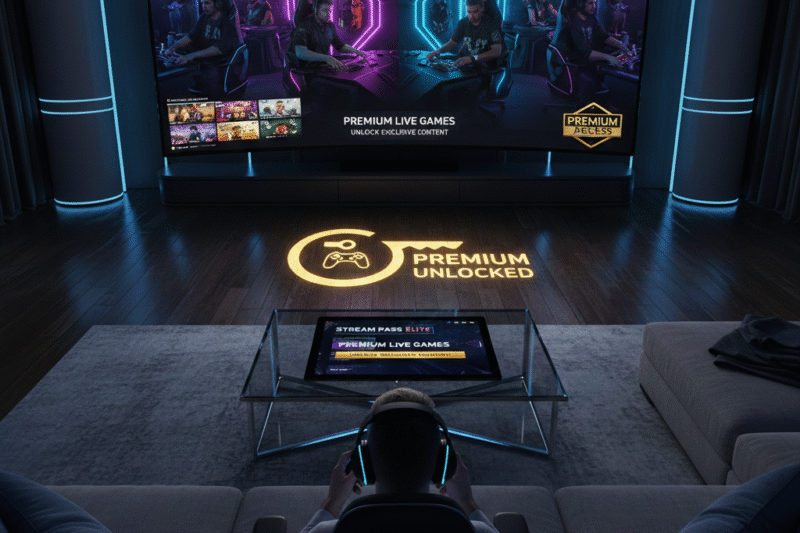 Stream Live Games with Premium Acces